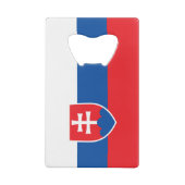 Slowakei-Flagge Geldbeutel Flaschenöffner (Rückseite)