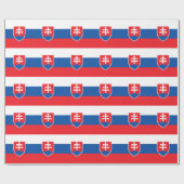 Slowakei-Flagge Geschenkpapier (Flach)