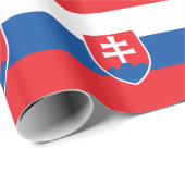 Slowakei-Flagge Geschenkpapier (Rolleneckpunkt)