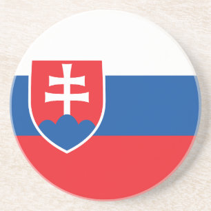 Slowakei-Flagge Getränkeuntersetzer
