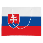 Slowakei-Flagge Große Geschenktüte (Vorderseite)