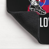 Slowakei-Flagge Jersey Slowakisches Fußballteam Sl Mousepad (Ecke)