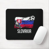 Slowakei-Flagge Jersey Slowakisches Fußballteam Sl Mousepad (Mit Mouse)