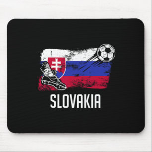 Slowakei-Flagge Jersey Slowakisches Fußballteam Sl Mousepad
