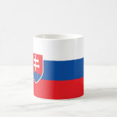 Slowakei-Flagge Kaffeetasse (Mittel)