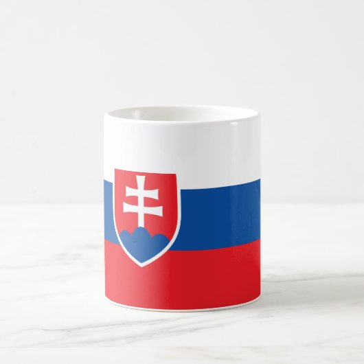 Slowakei-Flagge Kaffeetasse (Mittel)