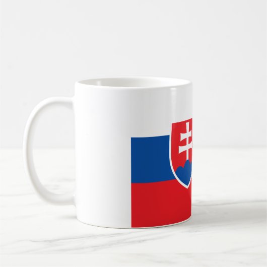 Slowakei-Flagge Kaffeetasse (Links)