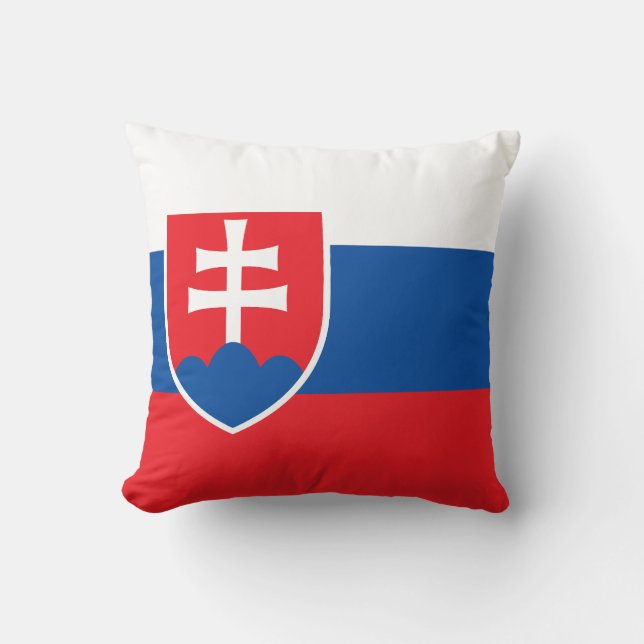 Slowakei-Flagge Kissen (Vorderseite)