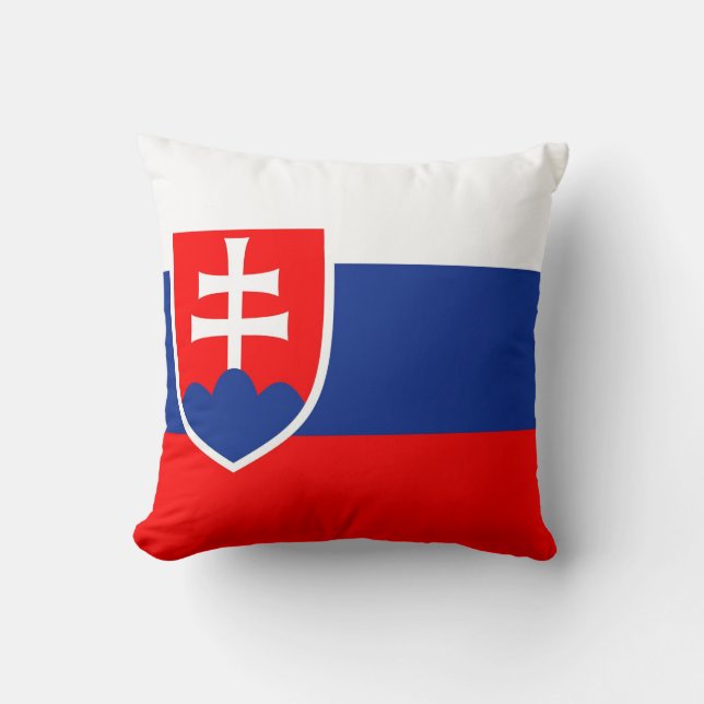 Slowakei-Flagge Kissen (Vorderseite)