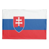 Slowakei-Flagge Kissenbezug (Rückseite)