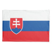 Slowakei-Flagge Kissenbezug (Rückseite)