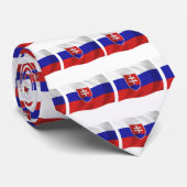 Slowakei-Flagge Krawatte (Gerollt)