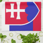 Slowakei-Flagge Küchentuch (Gefaltet)