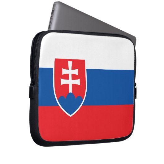 Slowakei-Flagge - Laptop-Sieb Laptopschutzhülle (Vorne Rechts)