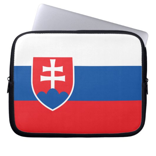 Slowakei-Flagge - Laptop-Sieb Laptopschutzhülle (Vorderseite)