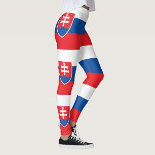 Slowakei-Flagge Leggings