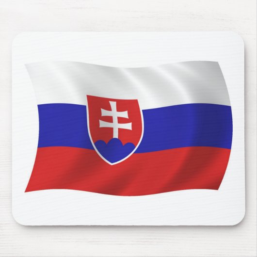 Slowakei-Flagge-Mauspad Mousepad (Vorne)