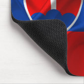 Slowakei-Flagge Mousepad (Ecke)