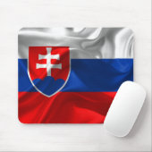 Slowakei-Flagge Mousepad (Mit Mouse)