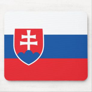 Slowakei-Flagge Mousepad