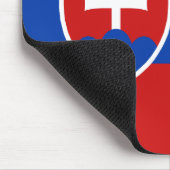 Slowakei-Flagge Mousepad (Ecke)