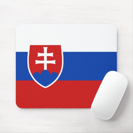 Slowakei-Flagge Mousepad (Mit Mouse)