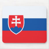 Slowakei-Flagge Mousepad (Vorne)