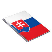 Slowakei-Flagge Notizblock (Rechte Seite)