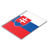 Slowakei-Flagge Notizblock (Linke Seite)