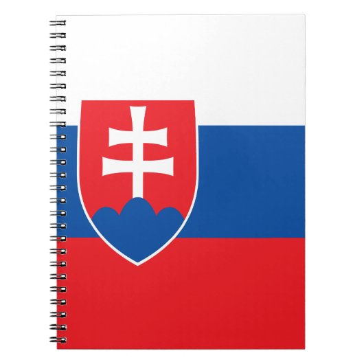 Slowakei-Flagge Notizblock (Vorderseite)
