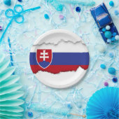 Slowakei-Flagge Pappteller (Party)