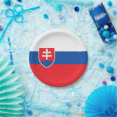 Slowakei-Flagge Pappteller (Party)