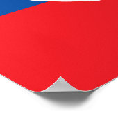 Slowakei-Flagge Poster (Ecke)