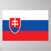 Slowakei-Flagge Poster (Vorne)