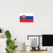 Slowakei-Flagge Poster (Heimbüro)