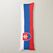Slowakei-Flagge Seitenschläferkissen (Rückseite (Vertikal))
