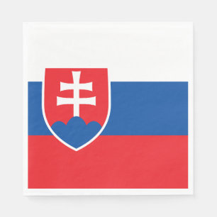 Slowakei-Flagge Serviette