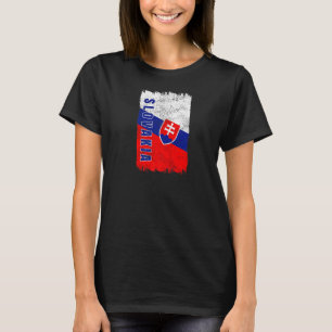 Slowakei-Flagge Slovensko Bratislava Premium T-Shirt