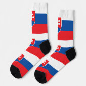 Slowakei-Flagge Socken (Linkes Detail)