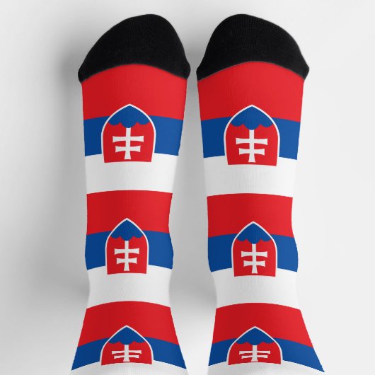 Slowakei-Flagge Socken (Oben)