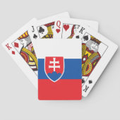 Slowakei-Flagge Spielkarten (Rückseite)