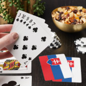 Slowakei-Flagge Spielkarten (In Situ)