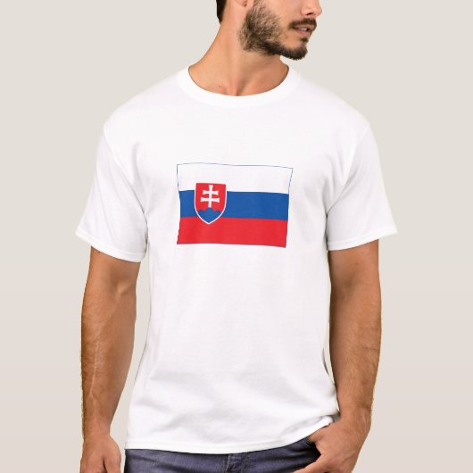 Slowakei-Flagge T-Shirt (Vorderseite)