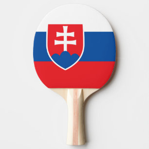 Slowakei-Flagge Tischtennis Schläger