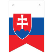 Slowakei-Flagge Wimpelkette (Zweite Fahne)