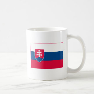 Slowakei-Flaggen-(helle) Tasse