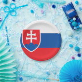 Slowakei-Flaggen-slowakisches patriotisches Pappteller (Party)