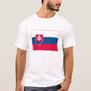 Slowakei-Flaggen-T - Shirt