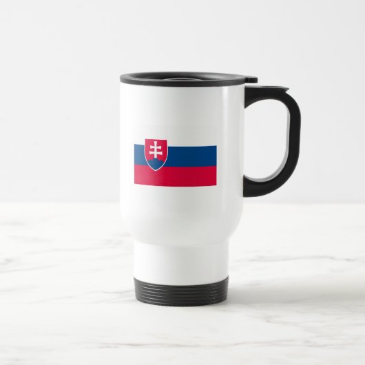 Slowakei-Flaggen-Tasse Reisebecher (Rechts)