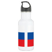 Slowakei Flaggenfreie Flasche Edelstahlflasche (Rückseite)